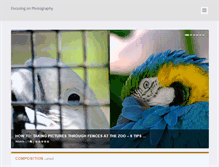 Tablet Screenshot of focusingonphotography.com